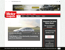 Tablet Screenshot of motormagazin.com